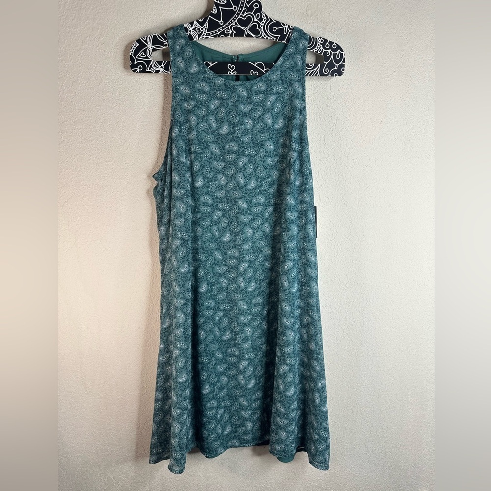 Abercrombie & Fitch green paisley dress size small NWT